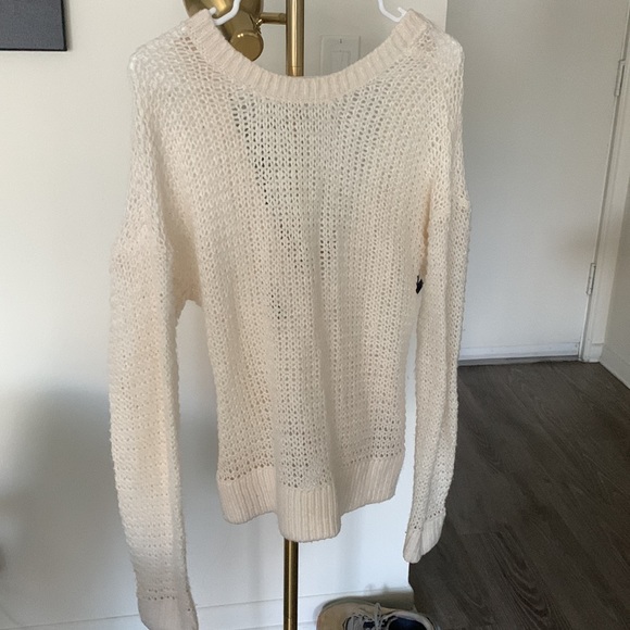 Abercrombie and fitch cream wrap sweater - Picture 2 of 3